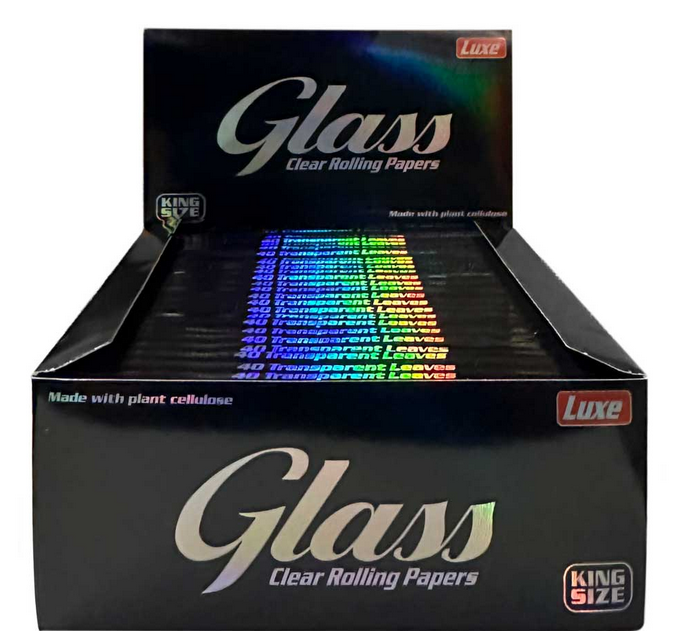GLASS CLEAR ROLLING PAPERS KING SIZE