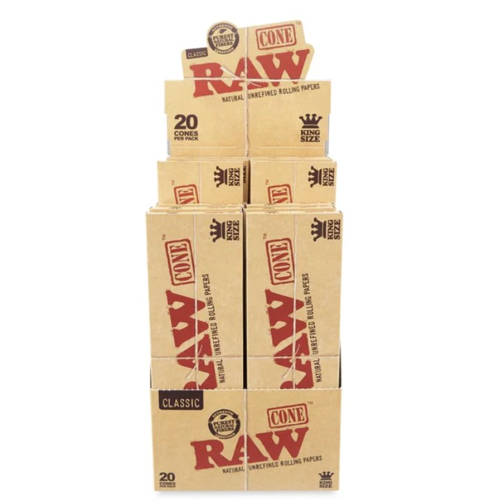 Raw Cones Classic 20pk King Size