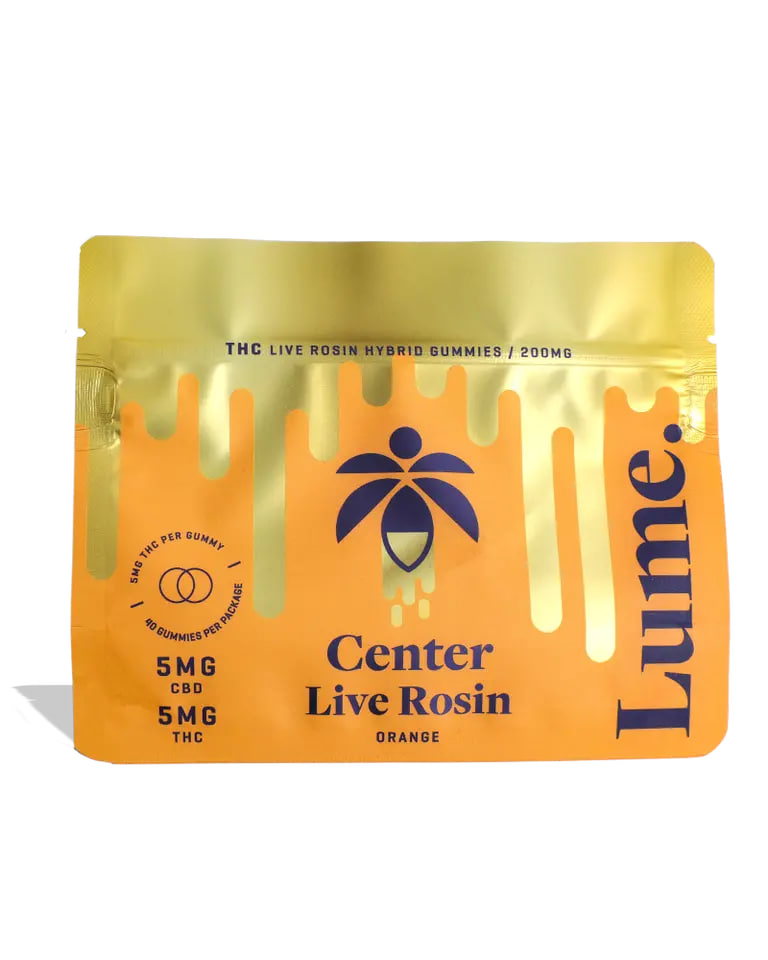 Live Rosin Center - Orange Gummies 40x5mg